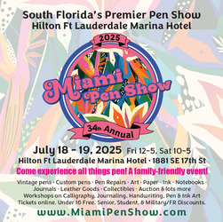 Miami Pen Show at the Hilton Ft. Lauderdale Marina Hotel