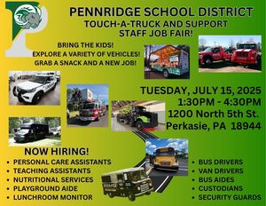 Pennridge School District Touch - A - Truck and Support Staff Job Fair
