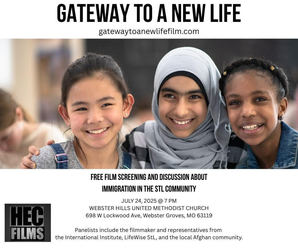 Free screening: 'Gateway to a New Life,'  7pm, Thursday, July 24, 2025, at Webster Hills UMC