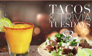 Tacos and Trivia Tuesdays!