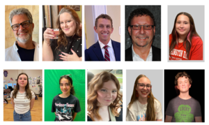 The Science Experiment improv show ( 6 teens and 4 adults on stage)