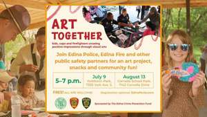 Art Together with Edina Police and Fire