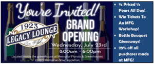 Grand Opening of the 1923 Legacy Lounge