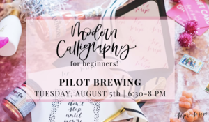 Modern Calligraphy for Beginners: Sip & Script!