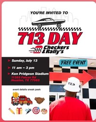 Checker's Houston 713 Day Celebration!
