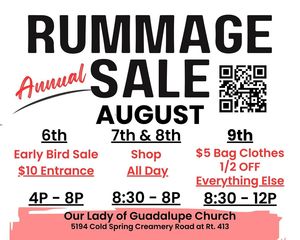 HUGE - Annual Rummage Sale