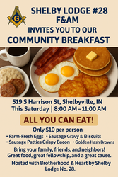 All You Can Eat Community Breakfast