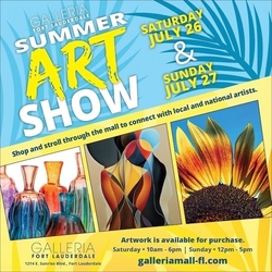 Shop & Stroll a Summer Art Show at Galleria Fort Lauderdale