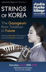 UUCB Casual Concert: Lecture/Performance: Strings of Korea: The Gayageum from Tradition to Future