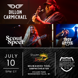 Straight Outta Nashville Hits the Falls with Dillon Carmichael – July 10 at Village Park!