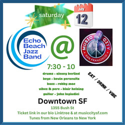Saturday July 12 Echo Beach Band at Music City