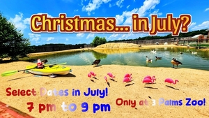 Christmas in July at 3 Palms Zoo