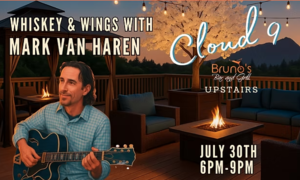 Whiskey and Wings with Live Music from Mark Van Haren