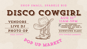 Disco Cowgirl Pop Up Market