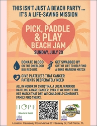 Pick paddle and play Beach Jam