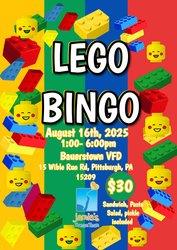 Jamie’s Dream Team Lego Bingo