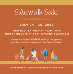 Central Street Evanston's Annual Sidewalk Sale