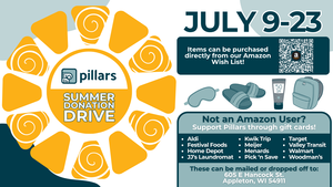 Pillars Summer Donation Drive