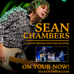 Blues Guitar Ace Sean Chambers Performing with Savoy Brown Rhythm Section at The Alley