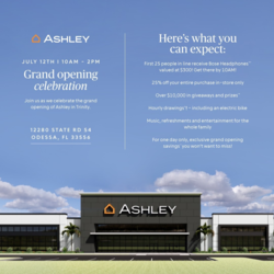 Ashley Furniture Grand Opening Celebration - Trinity, FL