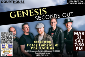 Genesis – Seconds Out 3/21/26 SAT 7:30pm