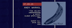 Album Spotlight: Andy Warhol “The Velvet Underground & Nico”