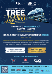 CP Group’s 10th Annual Tree Lighting Extravaganza at Boca Raton Innovation Campus
