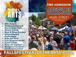 Falls Festival of the Arts Returns to Downtown Menomonee Falls with a Vibrant New Lineup