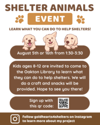 Animal Shelter Awareness Event