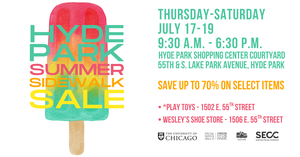 Hyde Park Summer Sidewalk Sale