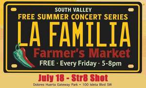 Str8 Shot at La Familia Farmers Market Free Summer Concert Series
