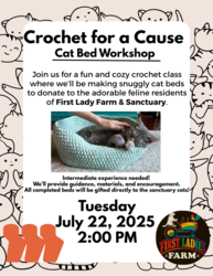 Crochet Cat Beds