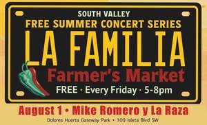 Mike Romero y La Raza at La Familia Farmers Free Music Concert Series