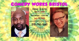 Friday & Saturday Air Conditioned Comedy Night @8:30 PM in Bristol, Pa.