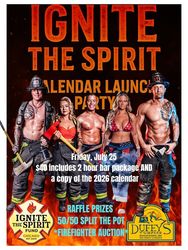 Ignite the Spirit 2026 Sexy Firefighter Calendar Release Party