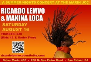 Summer Nights Concert at the JCC with Ricardo Lemvo & Makina Loca