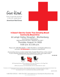 Lehigh Valley Hospital Muhlenberg Community Blood Drive