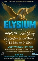 Elysium EDM Party feat: KARL K, SHADYLADY, PSYBOD vs JASON THEORY & SDOT vs ED EFEX