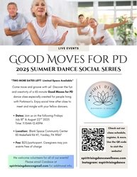 'Good Moves for PD' Summer Dance Social Series