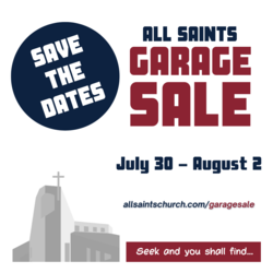 All Saints Garage Sale