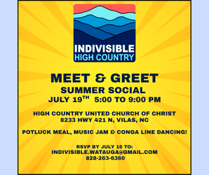 Indivisible High Country Meet & Greet Summer Social