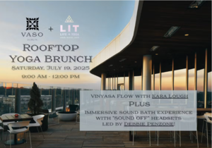 VASO x L I T Yoga Brunch