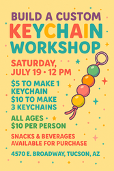 Build A Custom KeychainWorkshop @ Poppin' Off