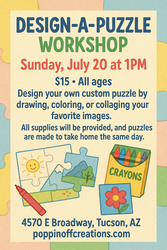 Design a Custom Puzzle @ Poppin' Off