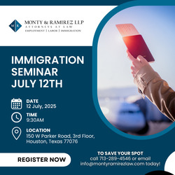 Immigration Seminar July 12th