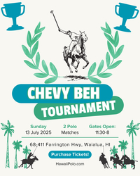 HAWAII POLO CLUB - The Chevy Beh Cup!