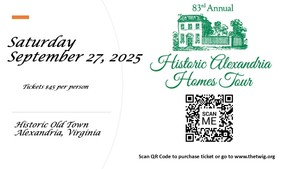 83rd Annual Historic Alexandria Homes Tour on Saturday, September 27
