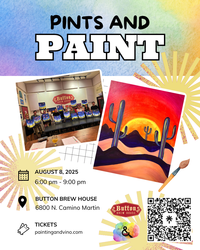 Desert Days Paint and Pints at Button Brew House