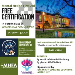 Free Mental Health First Aid Training in Edwardsville