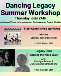 Dancing Legacy Summer Workshop